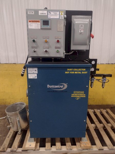 15 HP DUSTCONTROL MODEL #DC-11 &amp; RAF-1600 DUST COLLECTOR SYSTEM: STOCK #17169