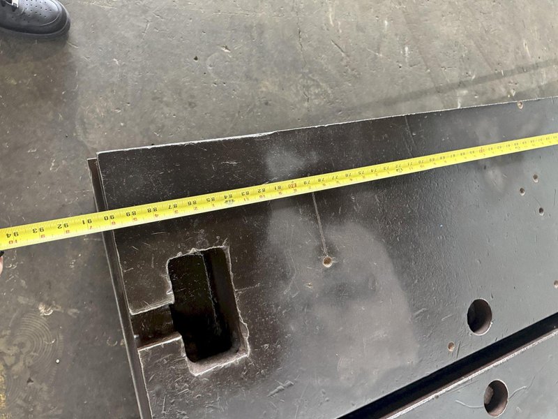60" X 90" X 14" T-SLOTTED FLOOR PLATE. STOCK # 0632121