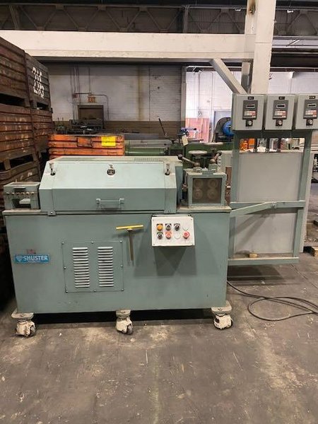 Shuster Model 24SFT Twin Arbor Wire Straightener
