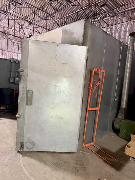 101" X 96" X 244" POWDER-X BLAST ROOM. STOCK # 0760426