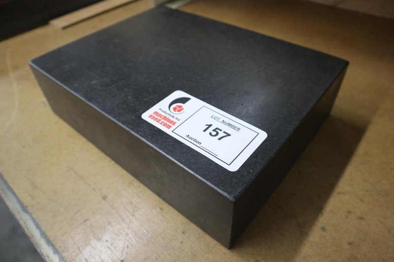 Black Granite Surface Plate 12" x 9" x 3"- Auction Item