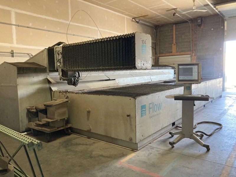 6′ x 24′ Flow Mach 3 7320B CNC Waterjet, 2009 – 87k PSI