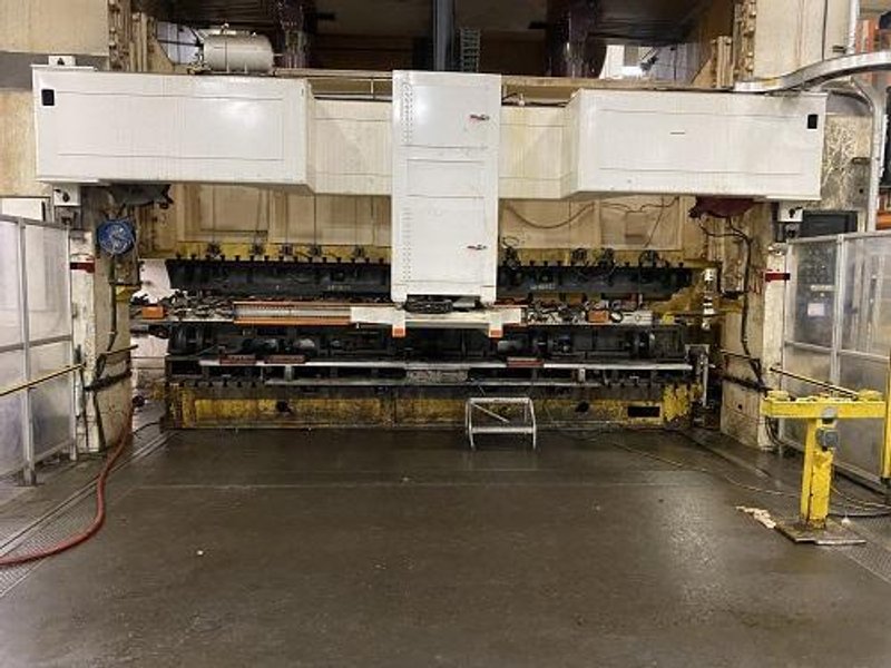 1250 TON RAVNE 2DE-1250-240-96 SSDC STAMPING PRESS LINE W/ WAYNE TRAIL TRANSFER