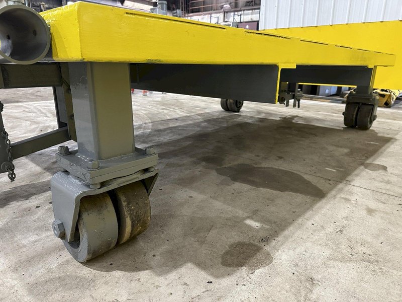 10,000 LBS X 120” X 78” HEAVY DUTY ROLLING TRANSFER CARTS: STOCK #19972