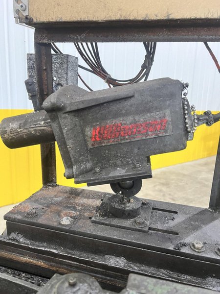 INFEED BILLET CONVEYOR WITH WILLIAMSON PYROMETER HEAT DETECTOR: STOCK #21084