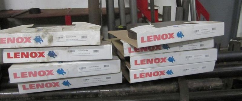 (8) 12'6" X 1-1/4" LENOX NEW BANDSAW BLADES: YOBRO #24704