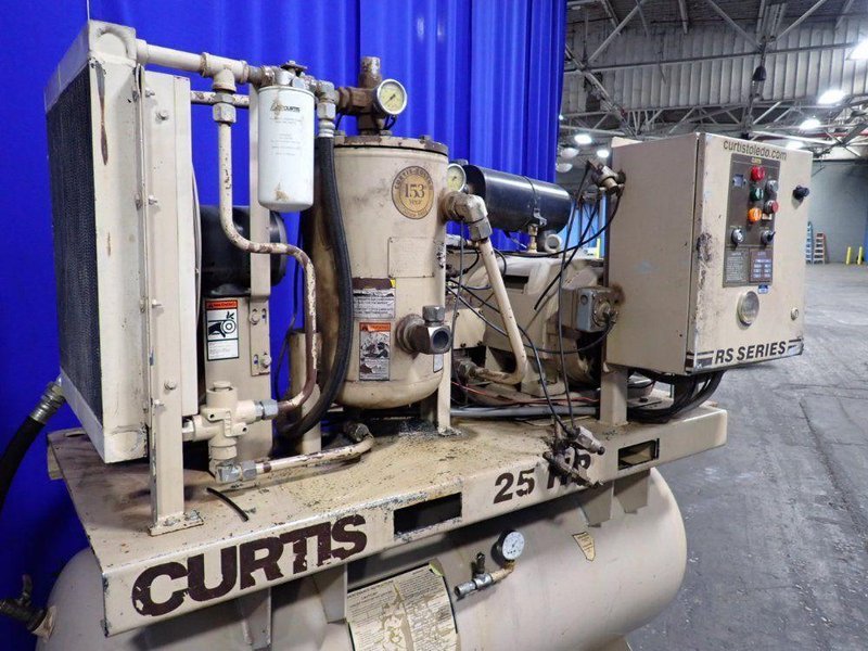 CURTIS 77" X 23" AIR COMPRESSOR  -  RS25A A-E B101