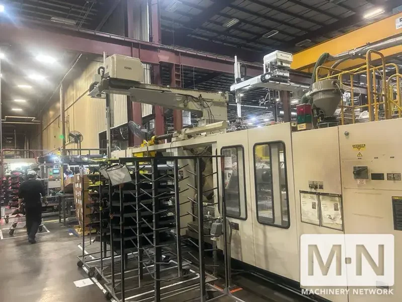 720 TON 126 OZ TOSHIBA MODEL ISGT720 INJECTION MOLDING MACHINE MFG 1996