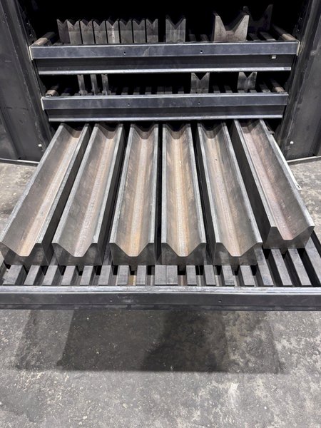 LOT OF WILA PRESS BRAKE DIES WITH CABINET: STOCK #80766