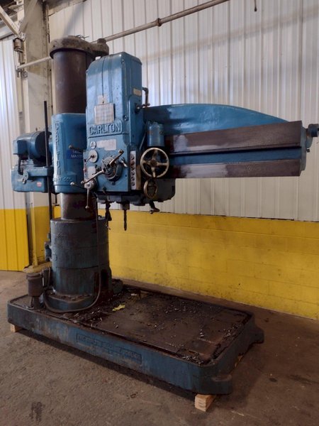6&#039; X 17&quot; CARLTON MODEL #4A RADIAL ARM DRILL: STOCK #17043
