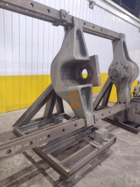 400 TON RODGERS  MODEL #1F400D-7214 HYDRAULIC HORIZONTAL INCLINED WHEEL PRESS: YOBRO 24526