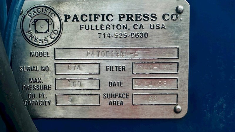 Pac-Press Model 470   |   31 / 470mm Plate Filter Press