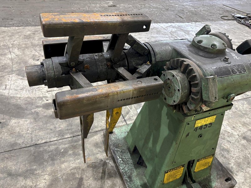 2,000 LBS X 12&quot; LITTELL MODEL #20-12 DOUBLE END PULL OFF UNCOILER COIL REEL: STOCK #23715