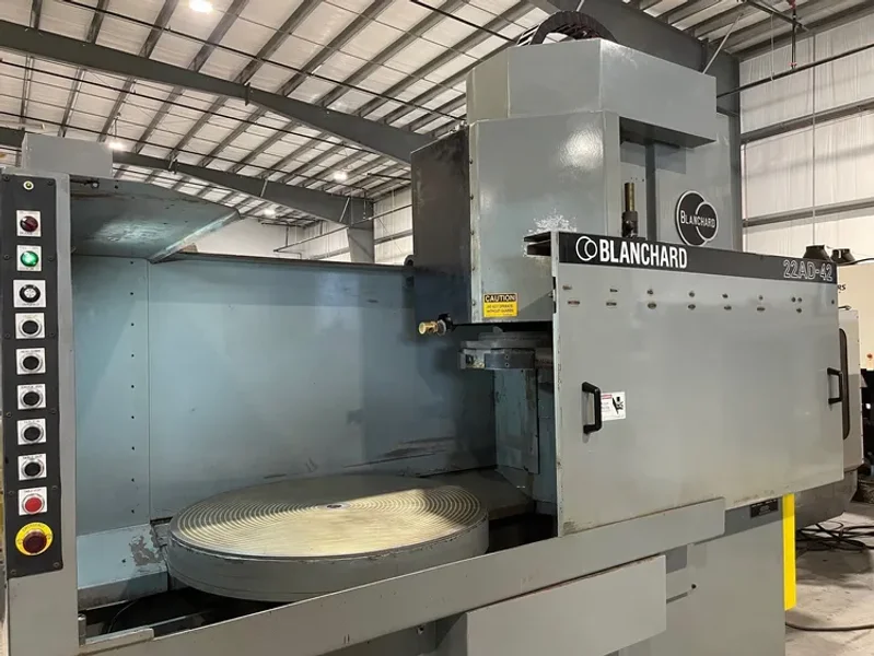 BLANCHARD 22AD-42 42” Rotary Surface Grinder PLC Rebuilt 2022’ #7119