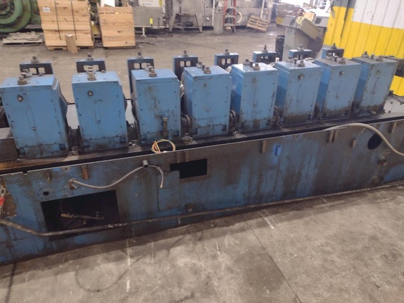 8 STAND X 2" ARDCOR MODEL #F-15 ROLLFORMER, TOOLED FOR ANGLE &amp; CHANNEL: YOBRO #24841