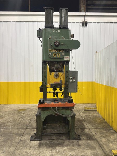 60 TON TORC-PAC USI CLEARING OBI PRESS 6" STROKE: STOCK #22824