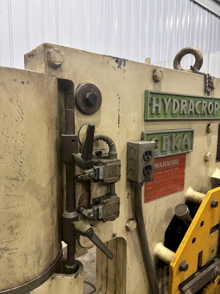 70 TON GEKA MODEL #HYDRCROP HYD-70 HYDRAULIC IRONWORKER: STOCK #22762