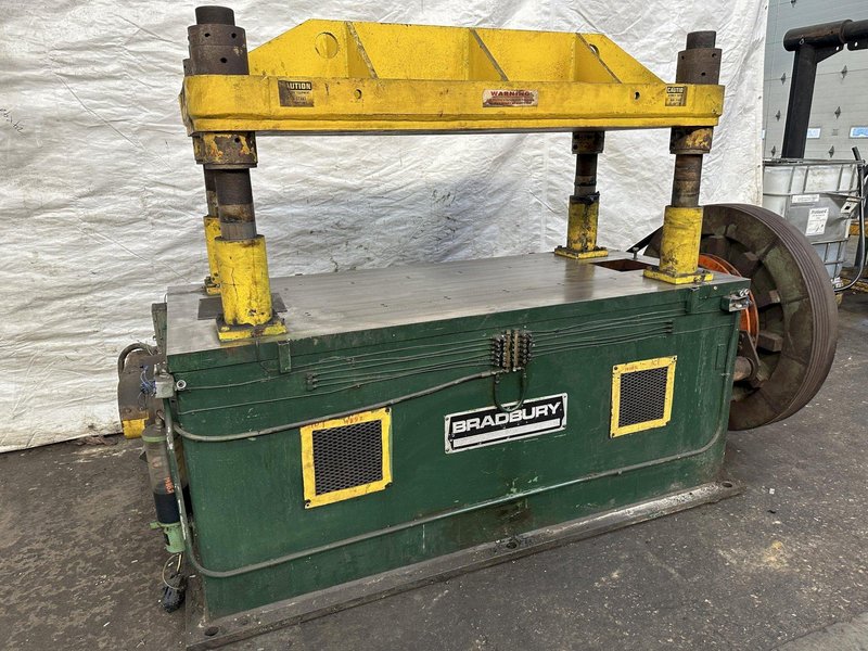 80 TON BRADBURY 4 POST CUTOFF PRESS: STOCK #77741