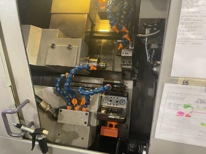 Citizen M16 Swiss CNC Swiss Lathe, 2001- Bar Feeder, High Pressure Coolant