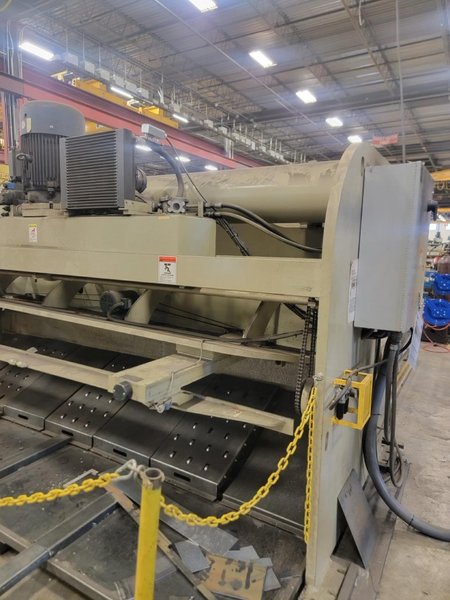 3/8″ X 12′ Accurshear 637512  Hydraulic Shear, Sheet supports, Light Usage, 2014