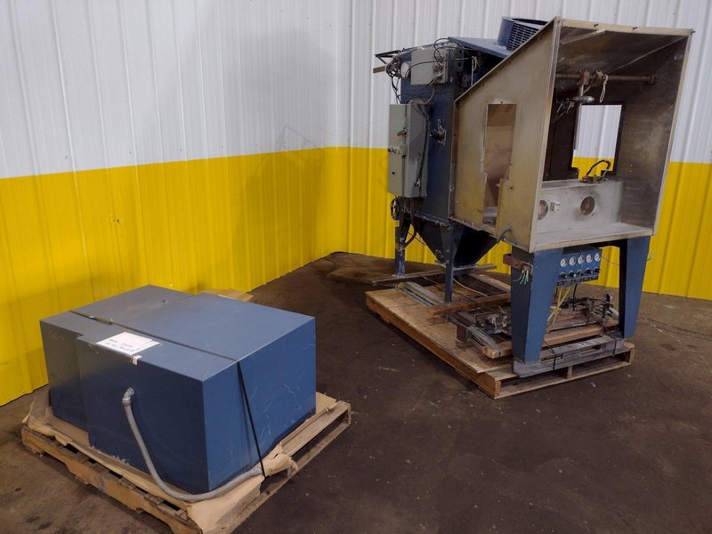 NORDSON PASS-THROUGH POWDER COATING SPRAY MACHINE: STOCK #18734