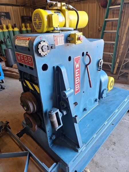 3/8″ Webb M4T3 Offset Forming Machine, 1961/2011 – Factory Refurbished, Non Rotating