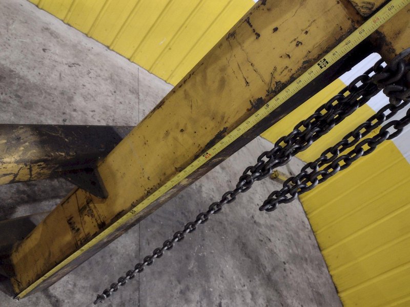 7,000 LBS (3.5 TON) X 70" X 63" MODEL FC JS-70 CALDWELL FORKLIFT CLIP-ON BOOM: STOCK #23563