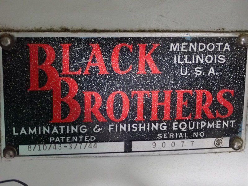 BLACK BROTHERS 45" GLUE SPREADER   -  8/10/43-3/7/44