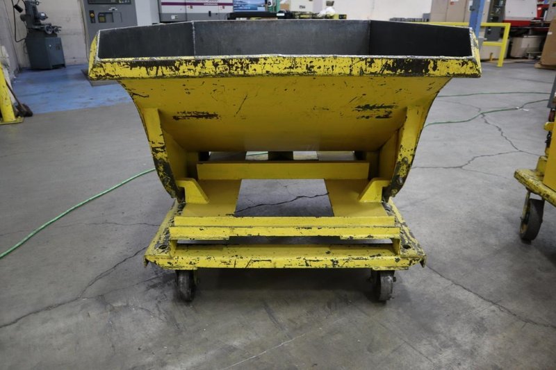 Scrap Hopper (Self Dumping) with Fork Slots- Auction Item