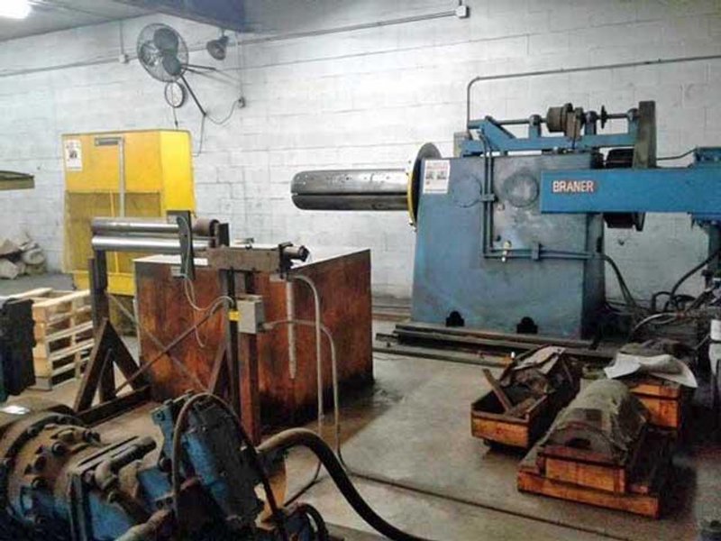 48" (1219mm) X 4.75" (121mm) BRANER SLITTING LINE (13786)