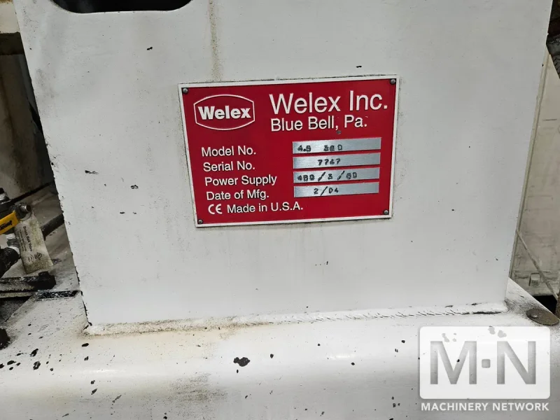 60" WIDE WELLEX SHEET EXTRUSION LINE MFG 2004