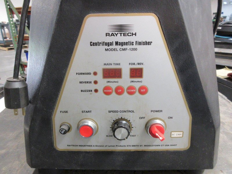 Raytech Centrifugal Magnetic Finisher, Model CMF-1200- Auction Item