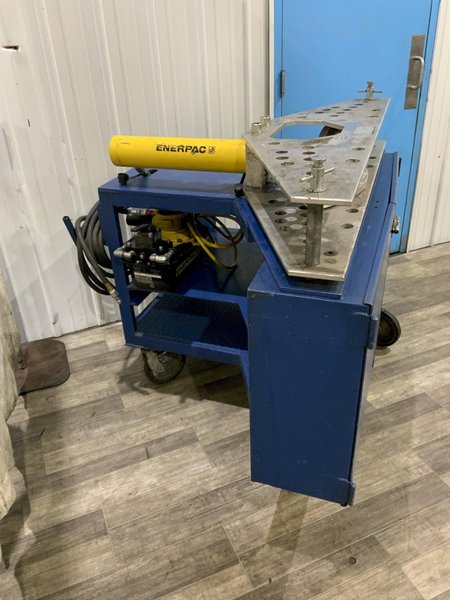 1" TO 4" ENERPAC AIR OVER HYDRAULIC TUBE BENDER WITH DIES: STOCK #80832