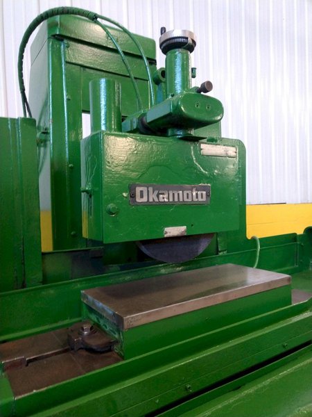 8&quot; x 20&quot;OKAMOTO MODEL #820A AUTOMATIC HORIZONTAL SURFACE GRINDER: STOCK #13525