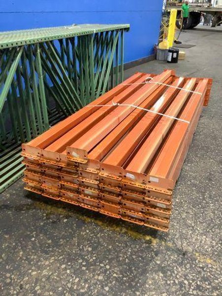 42" x 144" PALLET RACKING  -  TEARDROP
