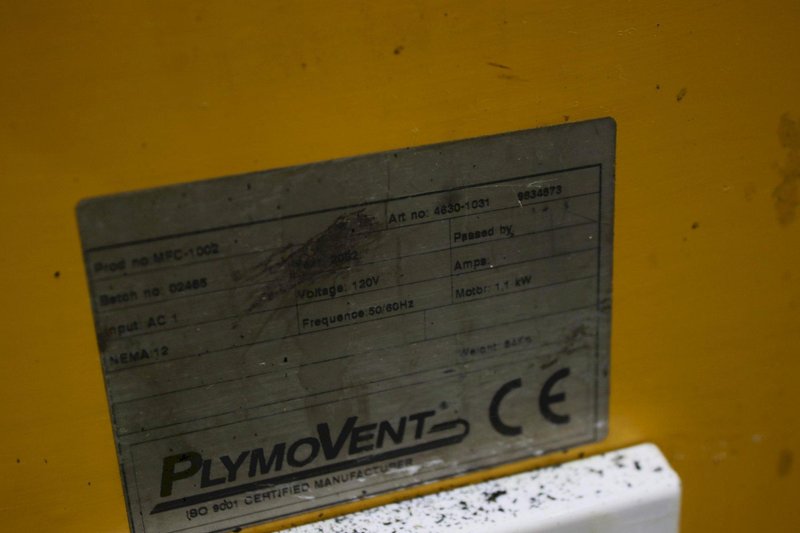 PLYMOVENT MULTIFUME EXTRACTOR:  STOCK #76226