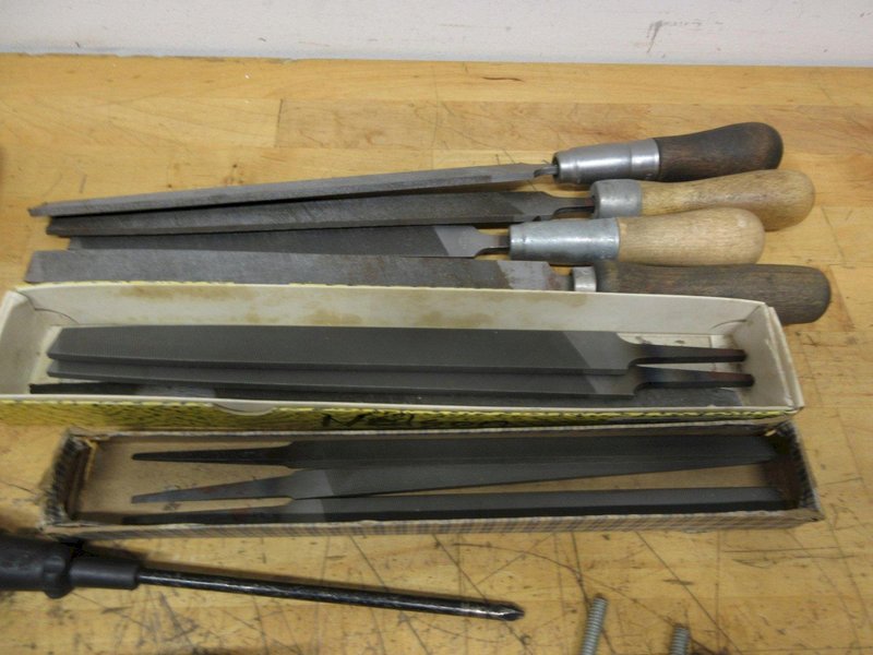 Clamps, Files, Allen Wrenches, Screw Bit Sets, 3/16 &amp; 1/8" Number Stamp Sets- Auction Item