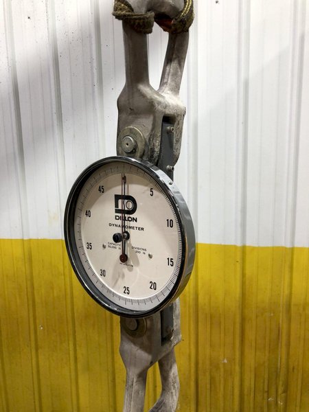 50,000 LBS X 10&quot; DILLON AP SERIES DYNAMOMETER CRANE SCALE: STOCK #17244