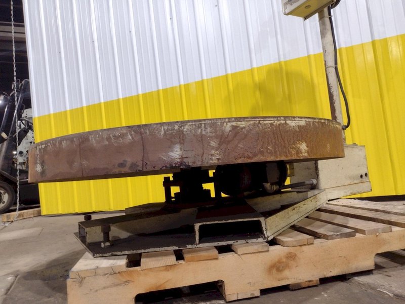 5000 LB X 42&quot; DURANT MODEL #5025-42 R SERIES MOTORIZED HORIZONTAL PALLET DECOILER STOCK #3817