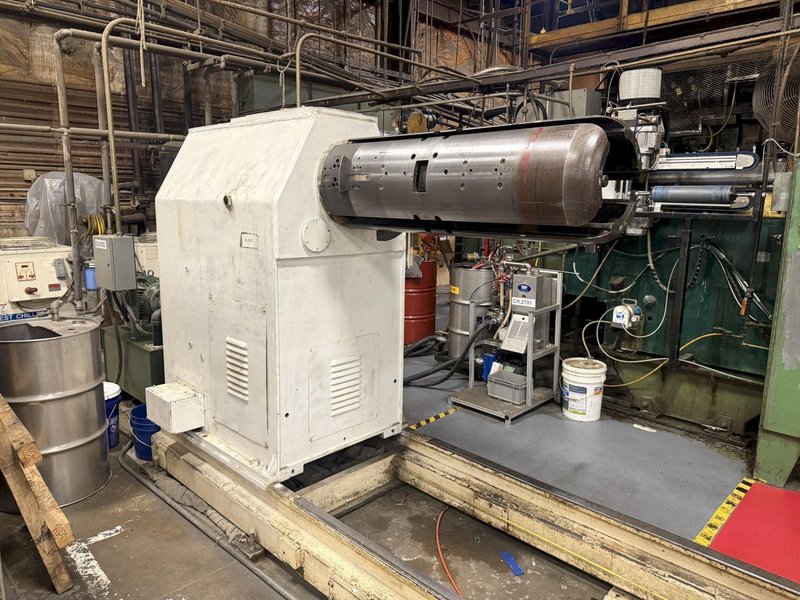 20,000 LBS X 36" LITTELL MODEL #200-36 COIL REEL UNCOILER &amp; CAR: YOBRO #26034
