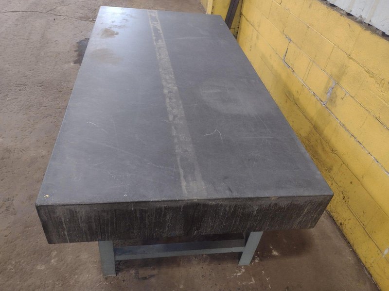 8&#039; X 4&#039; X 10&quot; CHALLENGE PRECISION LAYOUT INSPECTION GRANITE TABLE: STOCK #23792