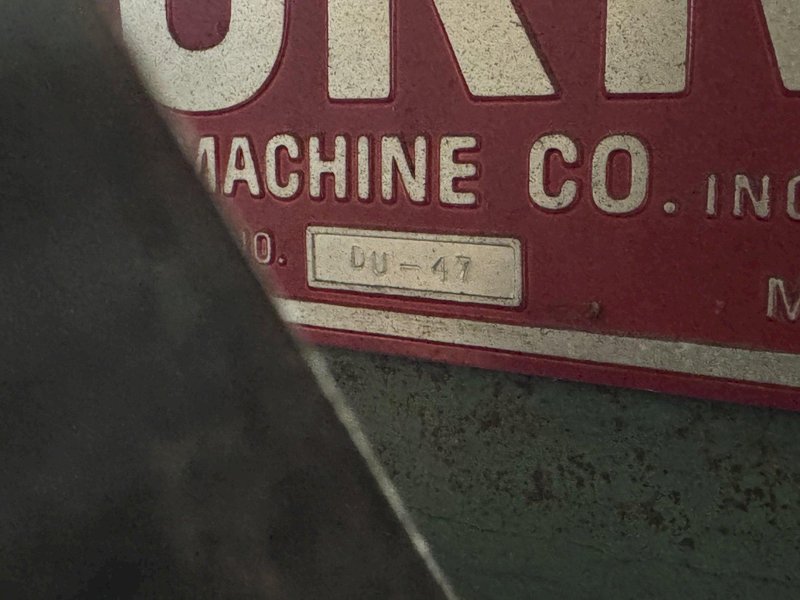 47 TON ORMONT DU-47 CLICKER PRESS. STOCK # 1002425