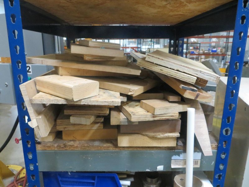 Shelving Unit w 5 Shelves &amp; Contents- Auction Item