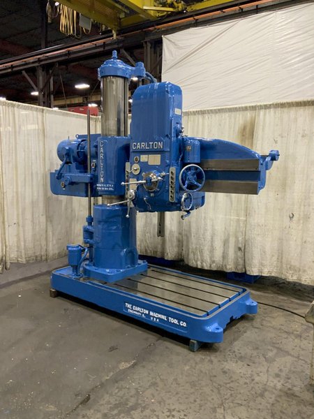 4' X 13 CARLTON RADIAL ARM DRILL: STOCK #81445