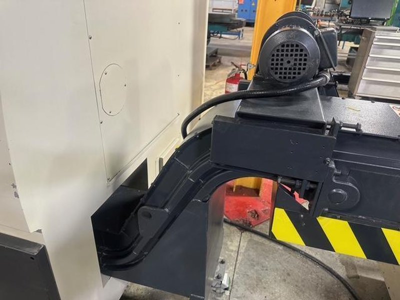 Campro CPL-208 CNC Lathe, 2012 – Tailstock, Chip Conveyor