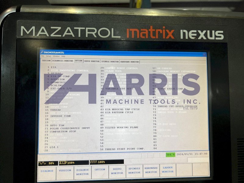 MAZAK QUICK TURN NEXUS 450, MODEL QTN 450-II CNC LATHE WITH 120" CENTERS AND 7" BAR CAPACITY