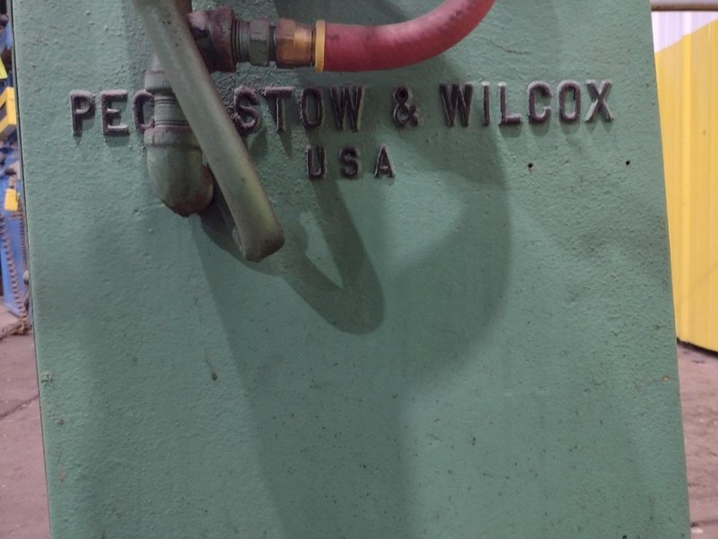 3' X 16 GAUGE PEXTO MODEL #137K PNEUMATIC POWERED SHEAR WITH BACK GAUGE: STOCK #21790