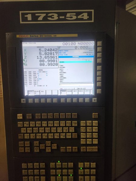 Chiron FZ 15 W High-Speed 5-Axis Vertical Machining Center, 2012 – Rigid Tap, High Pressure Coolant