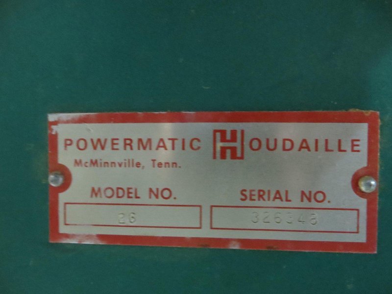 Powermatic Heavy Duty Shaper Model 26