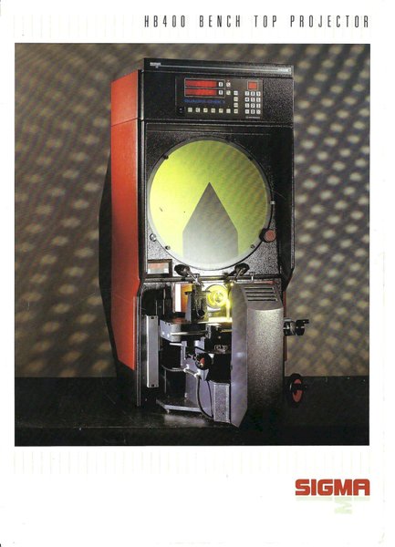 16&quot; Starrett-Sigma Bench Top Optical Comparator